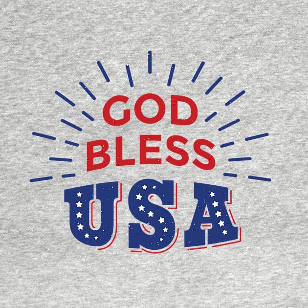 God bless USA T-shirt by EndlessAP